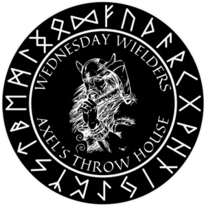 Wednesday Wielders Axel's Throw House axe throwing league logo